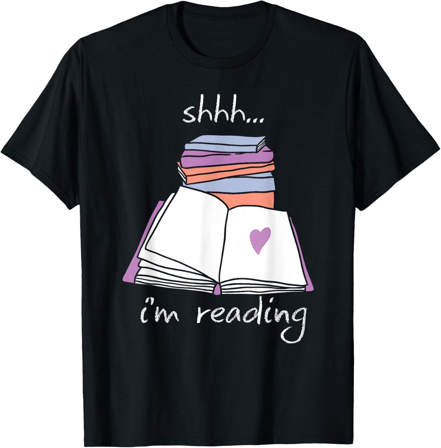 Book Reading Library Shh Im Reading T-Shirt - T-Shirt | Black