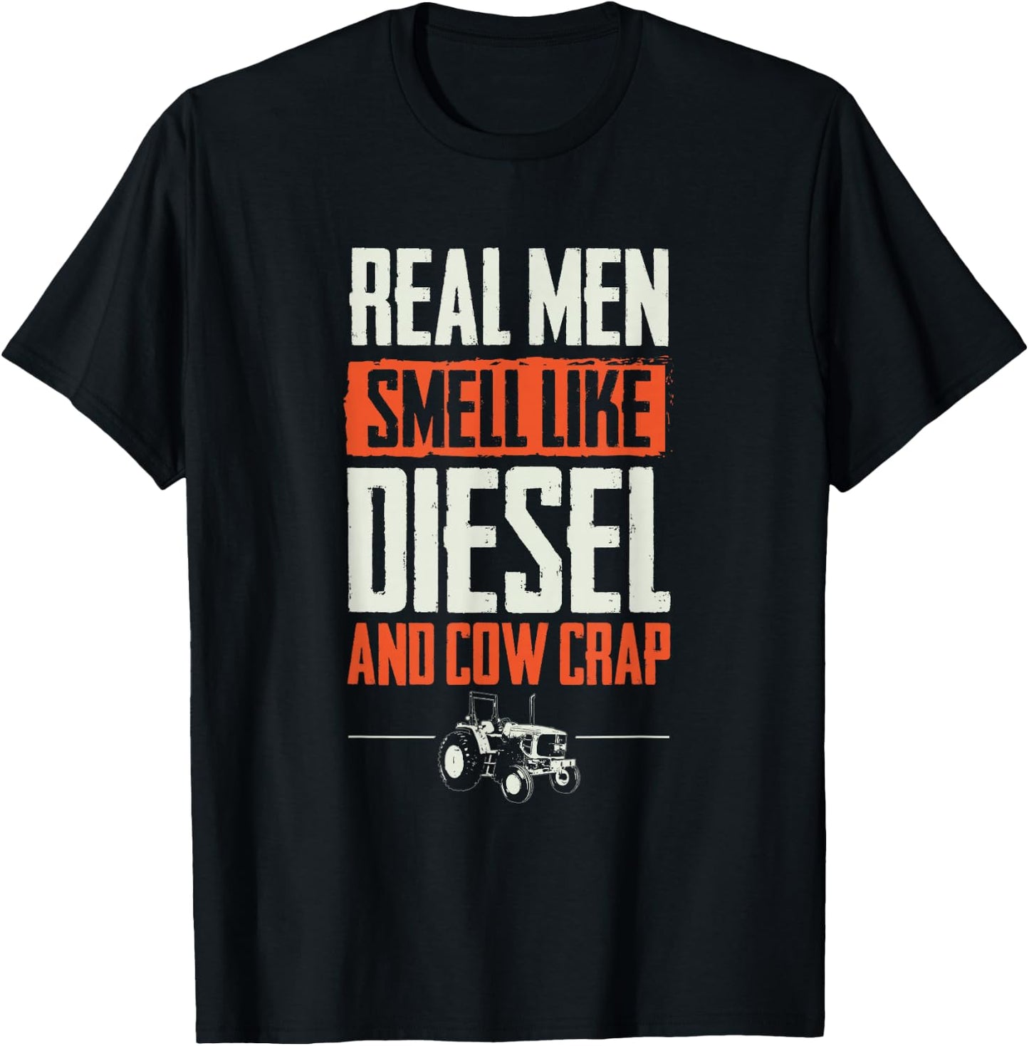 Vintage Farmer Shirt Men Tractor Gift Boys Farm Rancher T-Shirt - T-Shirt | Black