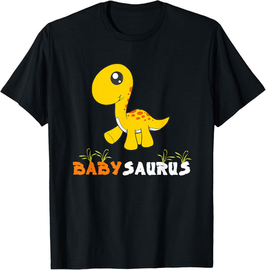 Baby Dinosaur Babysaurus Dinosaur Kid T-Shirt - T-Shirt | Black
