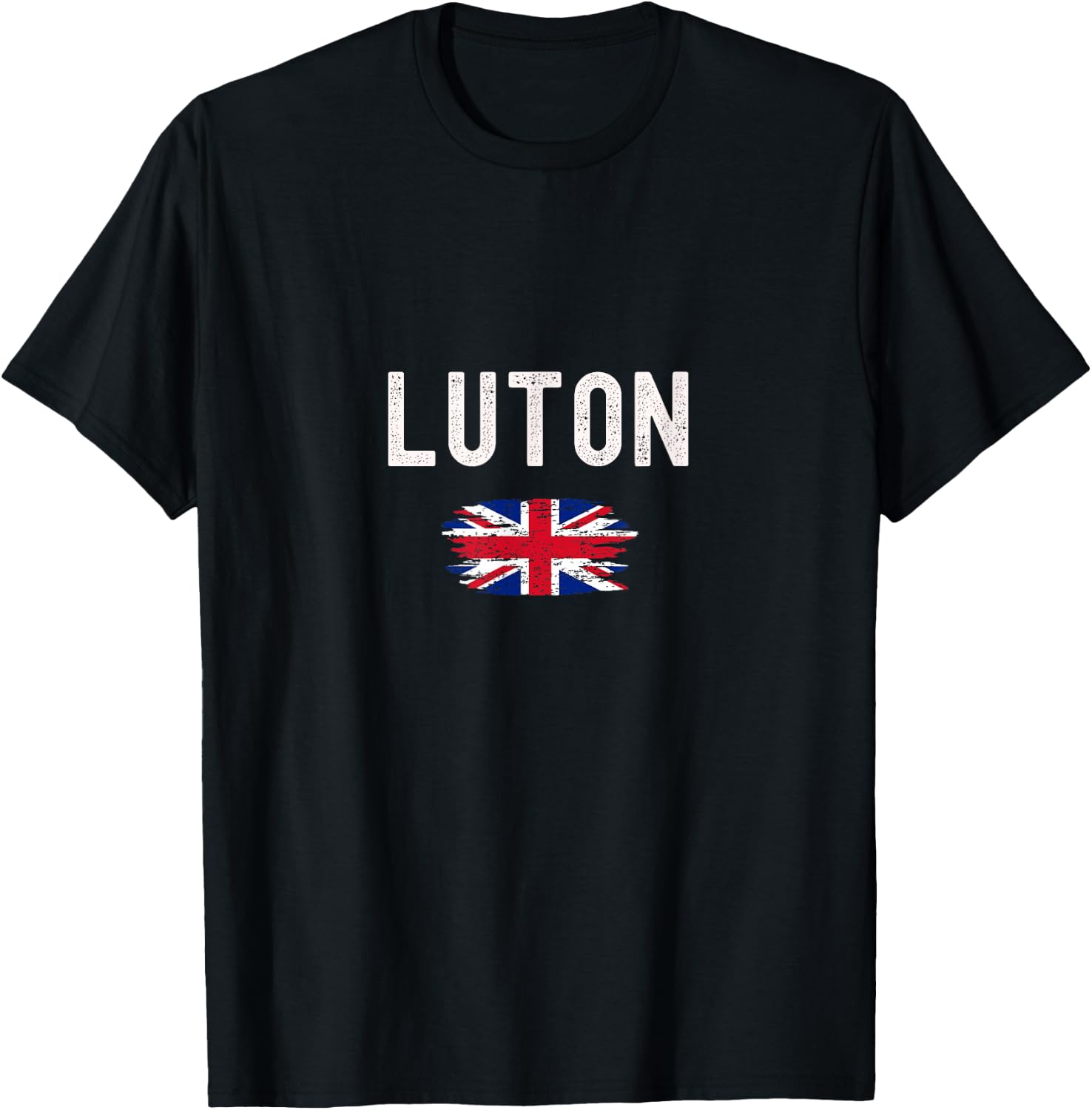 Luton Town Hatters Design For True Fans T-Shirt - T-Shirt | Black