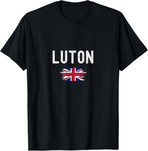 Luton Town Hatters Design For True Fans T-Shirt - T-Shirt | Black