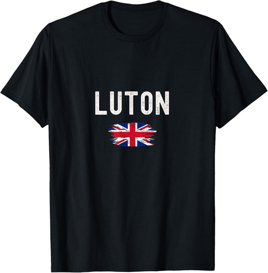 Luton Town Hatters Design For True Fans T-Shirt - T-Shirt | Black