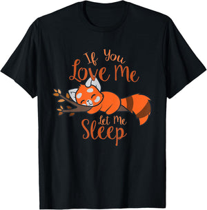 Red Panda Shirt Men Women Children Red Panda Lovers T-Shirt - T-Shirt | Black