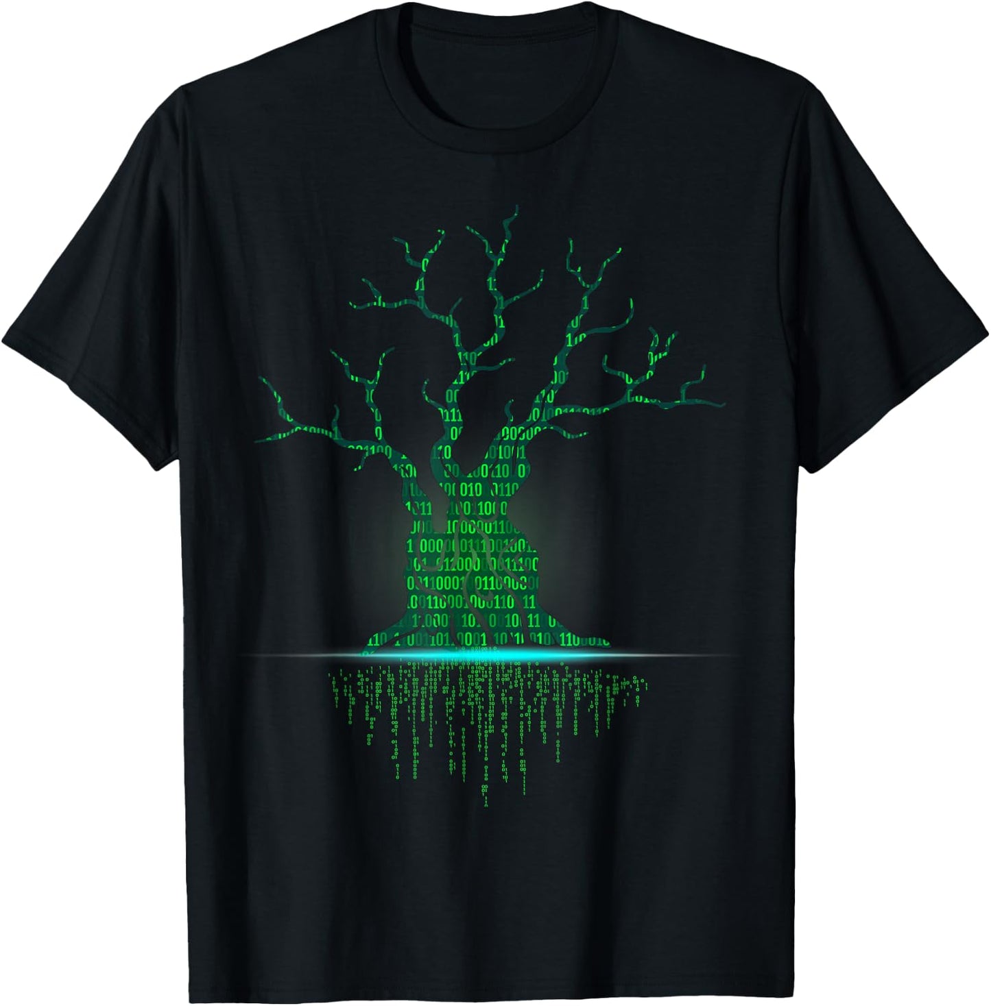 Binary Tree Computer Coding Software Programmer Developer T-Shirt - T-Shirt | Black