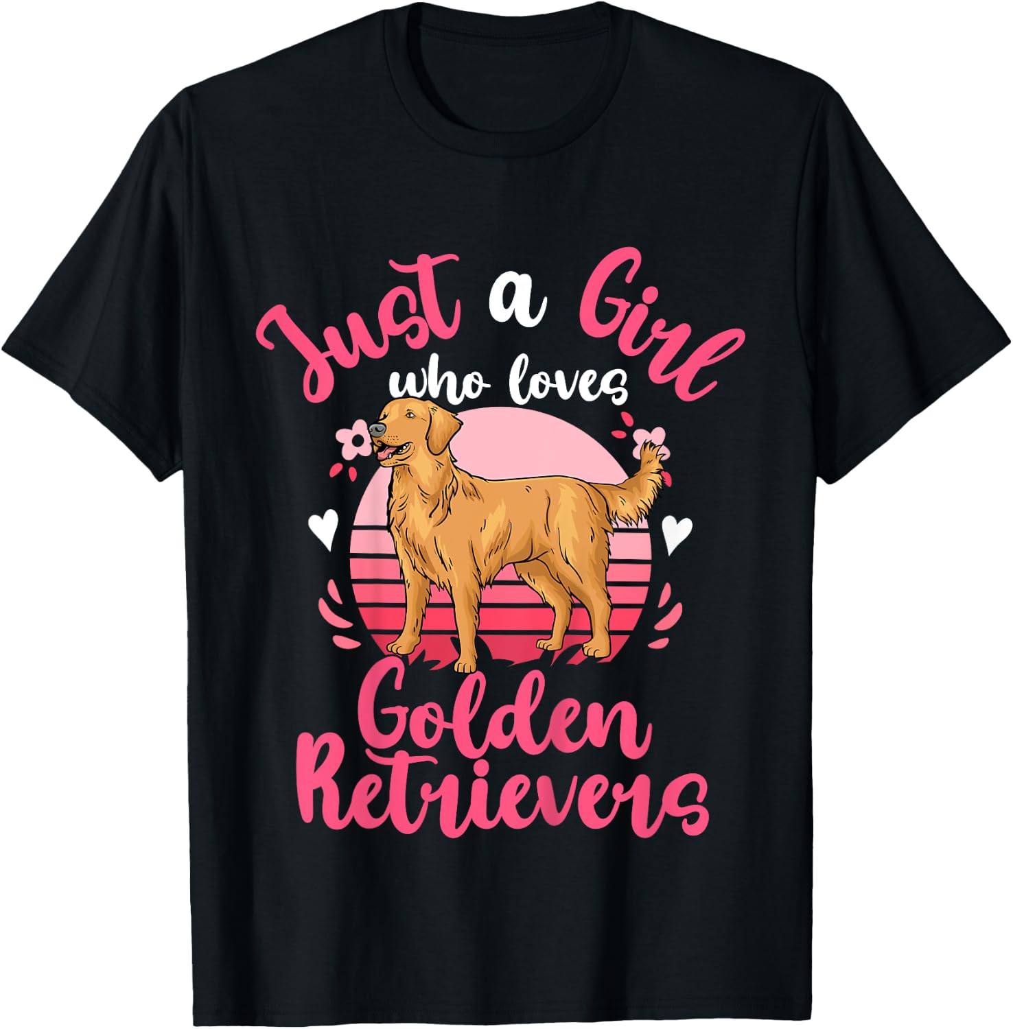 Golden Retriever T-Shirt - T-Shirt | Black