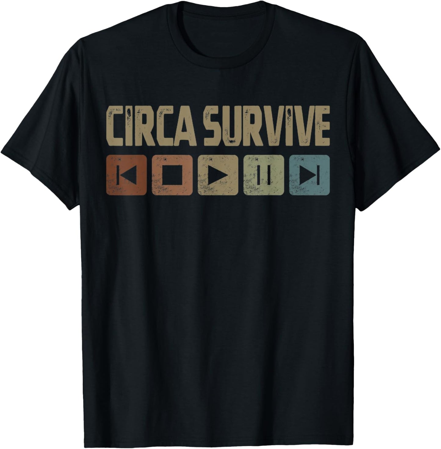 Vintage Circas Survive Retro Cassette Rock 2010s Musician T-Shirt - T-Shirt | Black