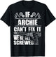 ARCHIE Gift Name Fix It Funny Birthday Personalized Dad Idea T-Shirt - T-Shirt | Black