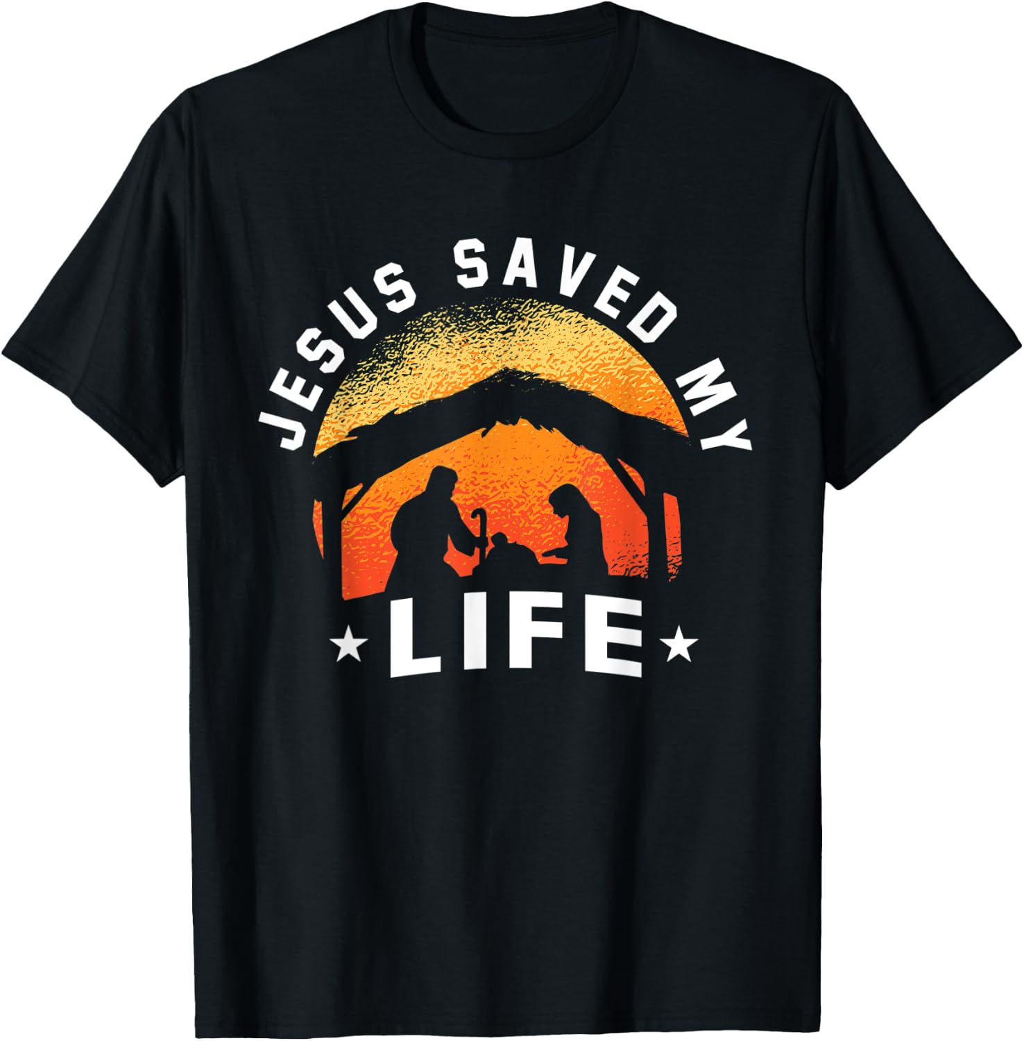 Jesus Christ Christianity Gifts Jesus Saved My Life T-Shirt - T-Shirt | Black