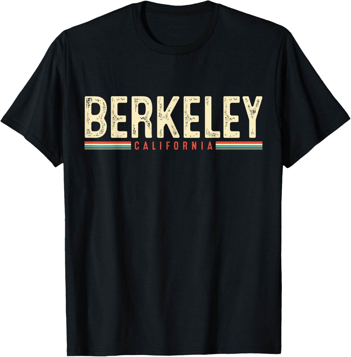 Berkeley California Retro Gift T-Shirt - T-Shirt | Black