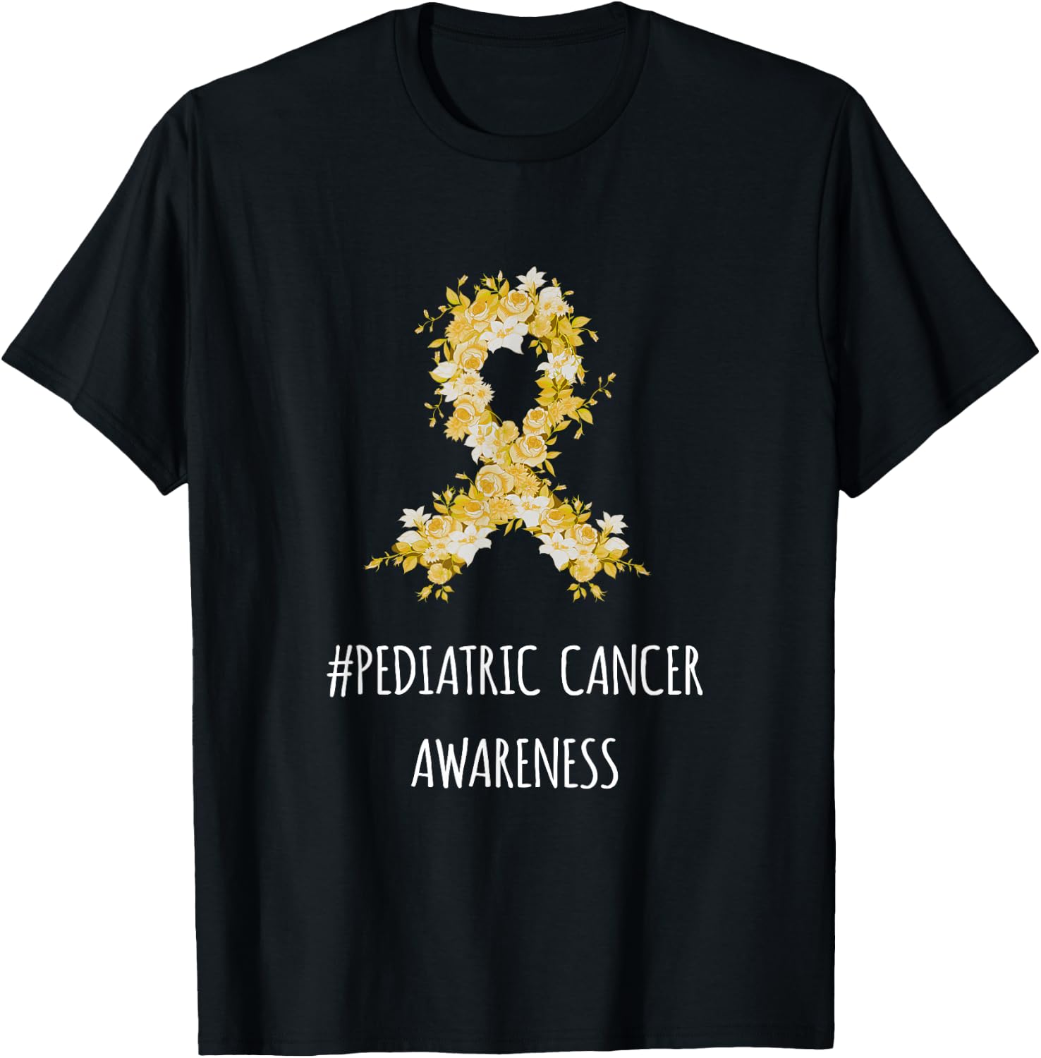 Pediatric Cancer Awareness Shirt | Pediatric Cancer T-Shirt - T-Shirt | Black