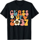 Class of 2037 hippie peace grow me kindergarten to graduate T-Shirt - T-Shirt | Black