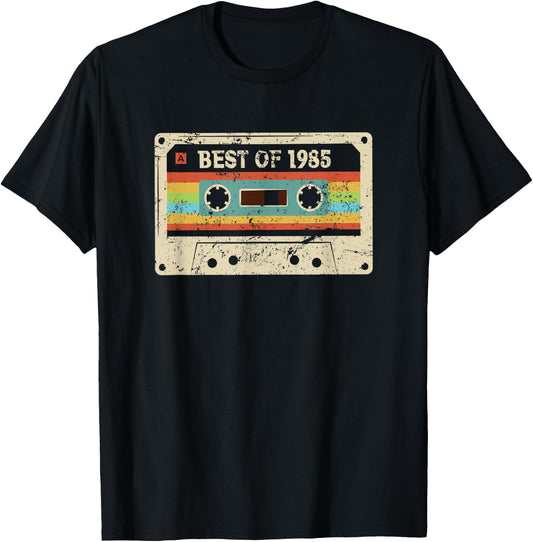 Best of 1985 Cool 40 Year Old Bday Men Women 40th Birthday T-Shirt - T-Shirt | Black