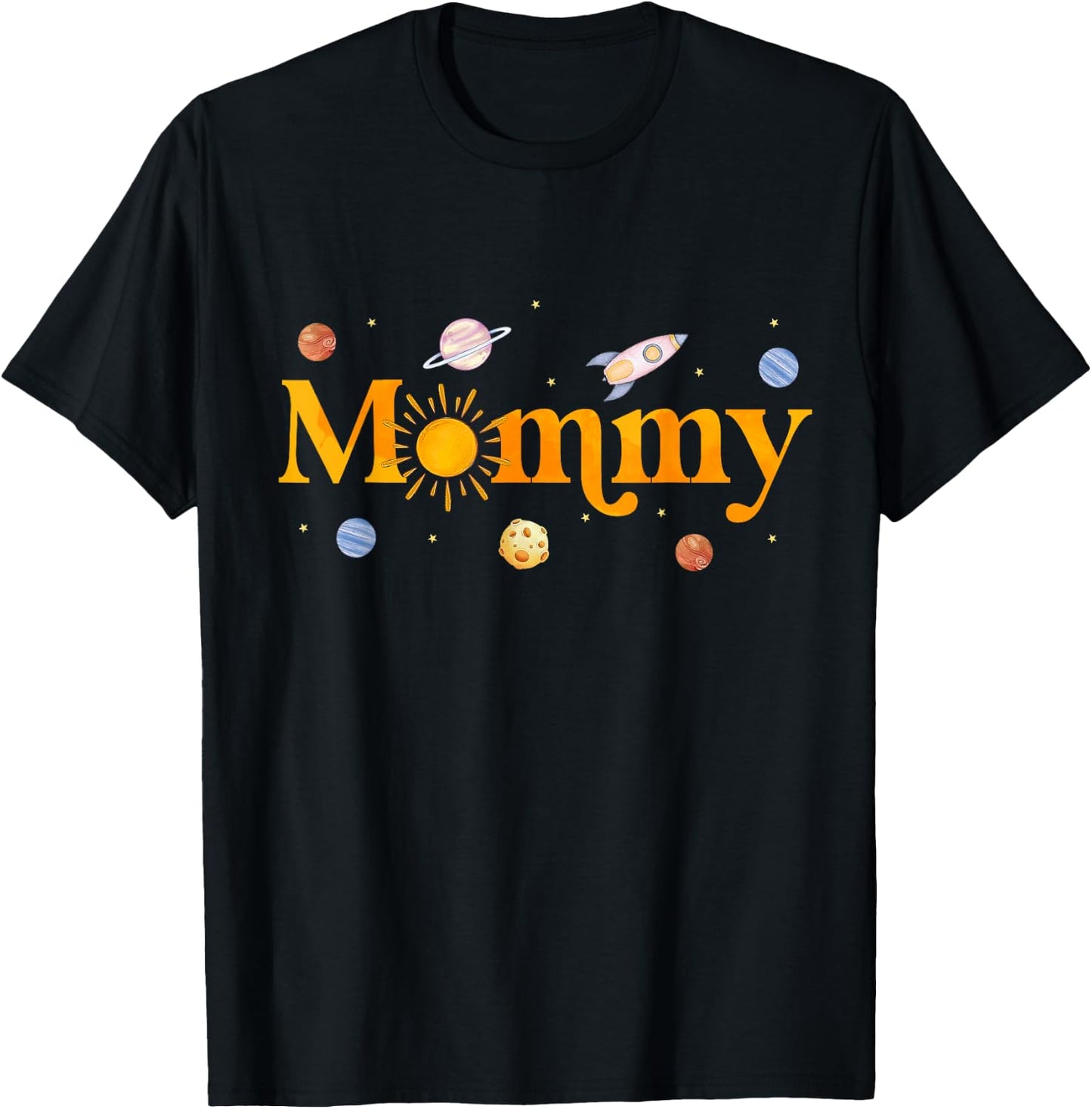 Mommy of The Birthday First Trip Around The Sun Bday Boy T-Shirt - T-Shirt | Black