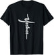 Yeshua Cross Hebrew Name of Jesus Christian Worship T-Shirt - T-Shirt | Black