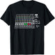 Audio Engineer Soundboard | Cool Music Producer Equipment T-Shirt - T-Shirt | Black