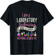 Laboratory Technician Mom Shirt Funny Lab Tech Mother Gift T-Shirt - T-Shirt | Black