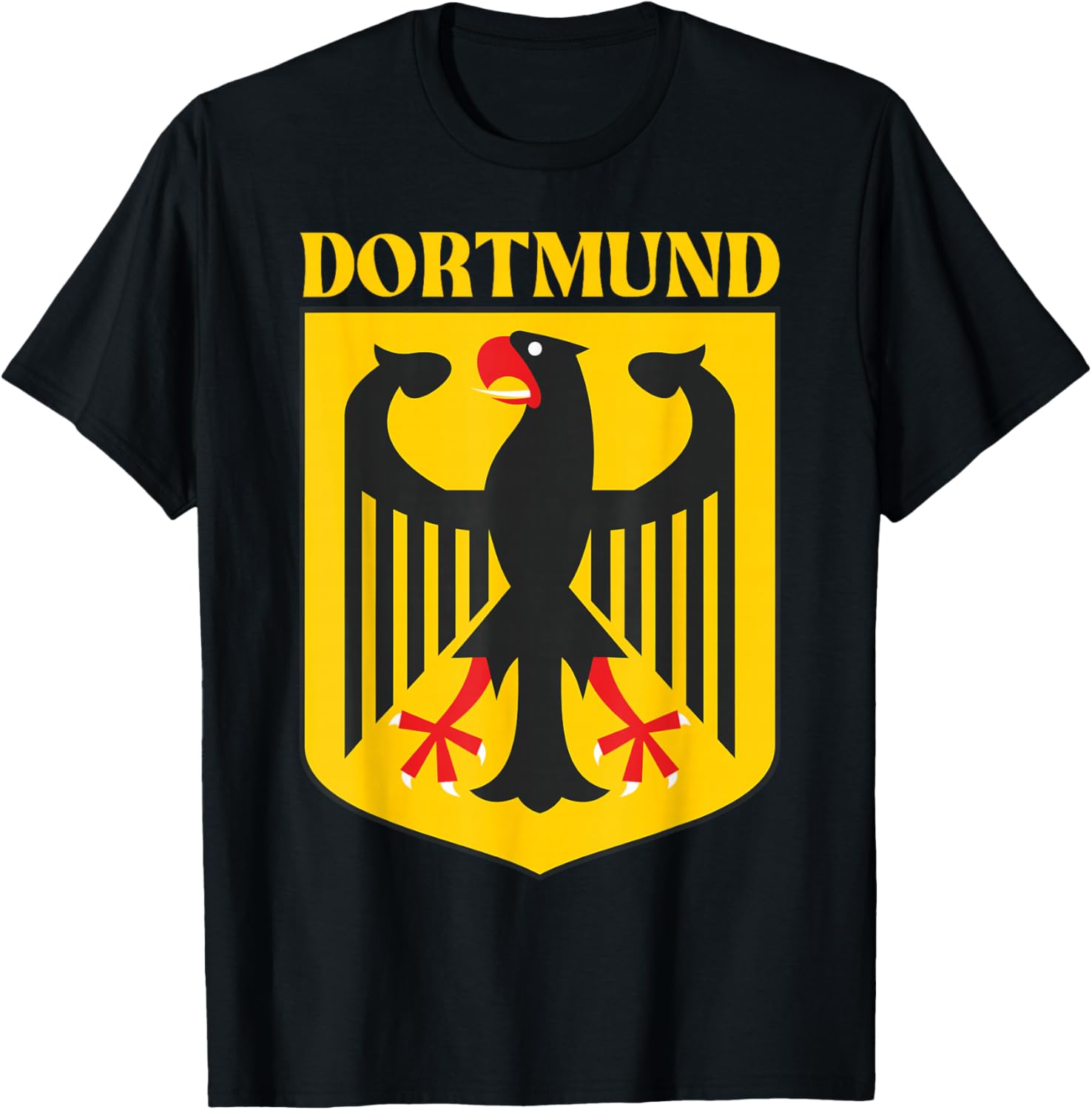 Dortmund Germany emblem, Dortmund Germany, Dortmund T-Shirt - T-Shirt | Black