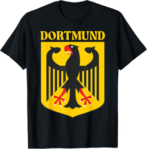 Dortmund Germany emblem, Dortmund Germany, Dortmund T-Shirt - T-Shirt | Black