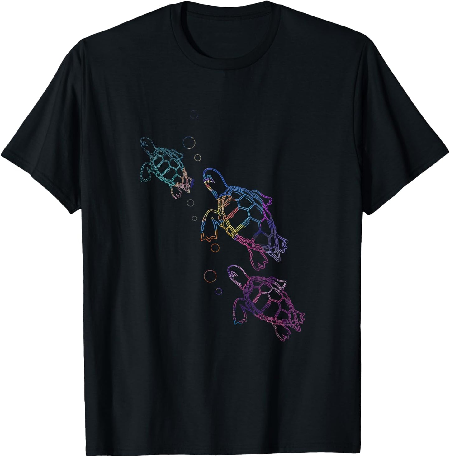 Animal Lover Ocean Creature Gift Sea Turtle T-Shirt - T-Shirt | Black