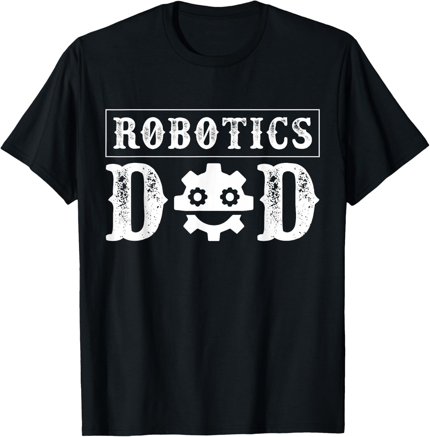 Funny Robotics Father Robotics Dad T-Shirt - T-Shirt | Black
