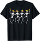 Funny Dancing Skeletons Sombreros Maracas - Cinco de Mayo T-Shirt - T-Shirt | Black