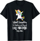 School Counselor Unicorn Teacher Therapist Counseling Advise T-Shirt - T-Shirt | Black