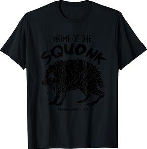 Home of the Squonk Monster Pennsylvania USA Sad Emo Cryptid T-Shirt - T-Shirt | Black