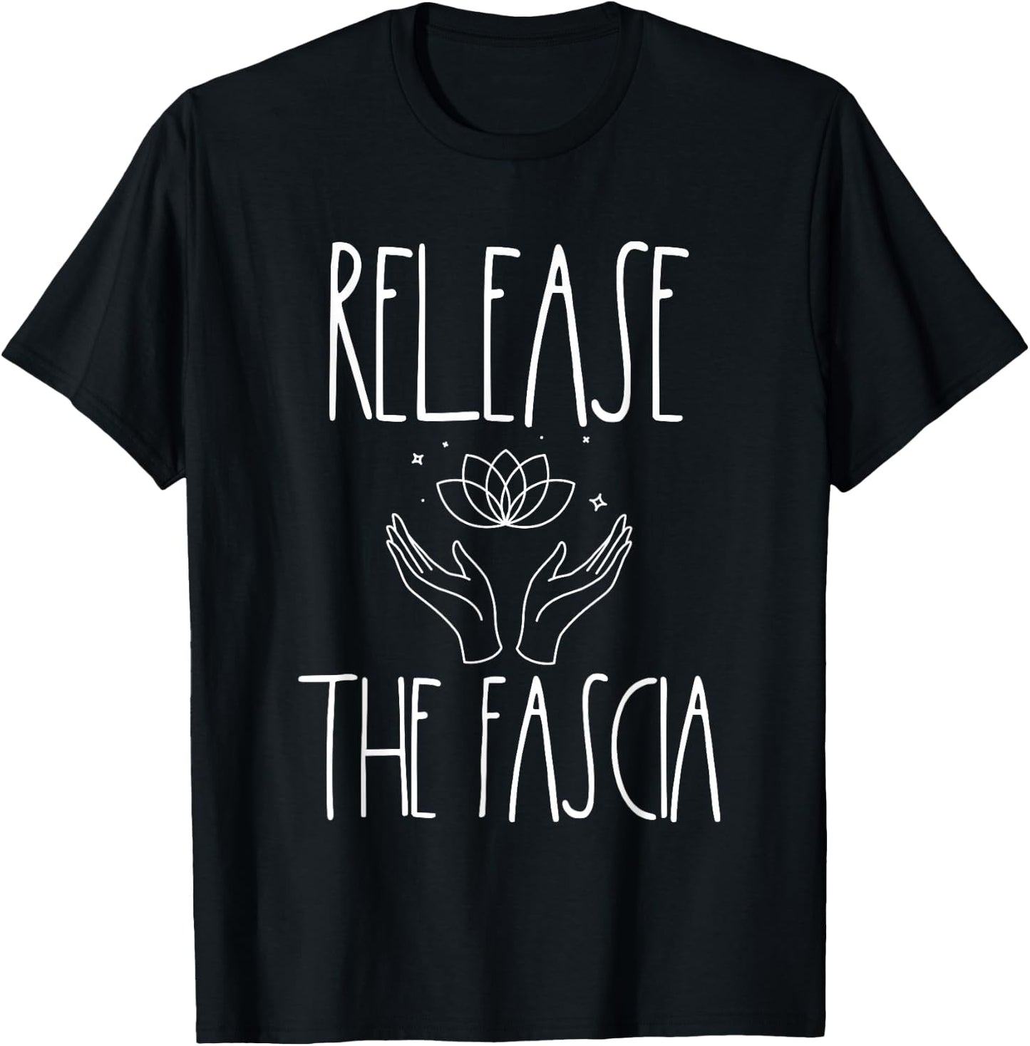Fascia Massage Therapy Myofascial Release Healer T-Shirt - T-Shirt | Black