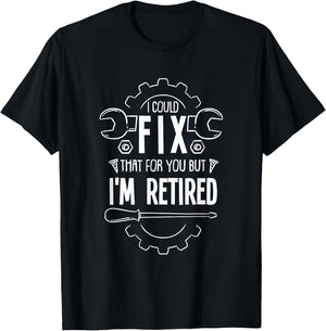 Funny Retirement Gift A Retired Mechanic T-Shirt - T-Shirt | Black