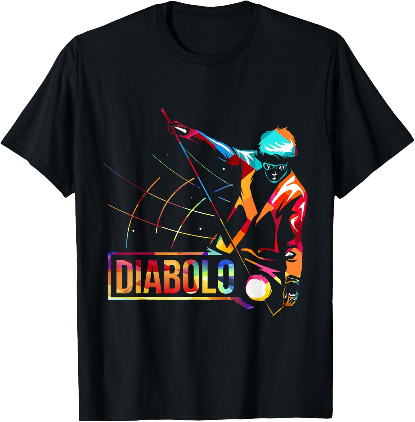 Diabolo Juggling Gift T-Shirt - T-Shirt | Black