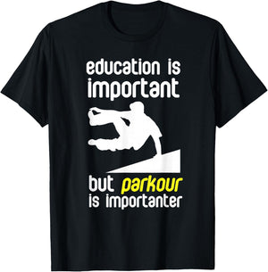 Parkour Parkour Is Important Free Running T-Shirt - T-Shirt | Black