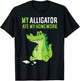My Crocodile Ate My Homework Alligatror T-Shirt - T-Shirt | Black
