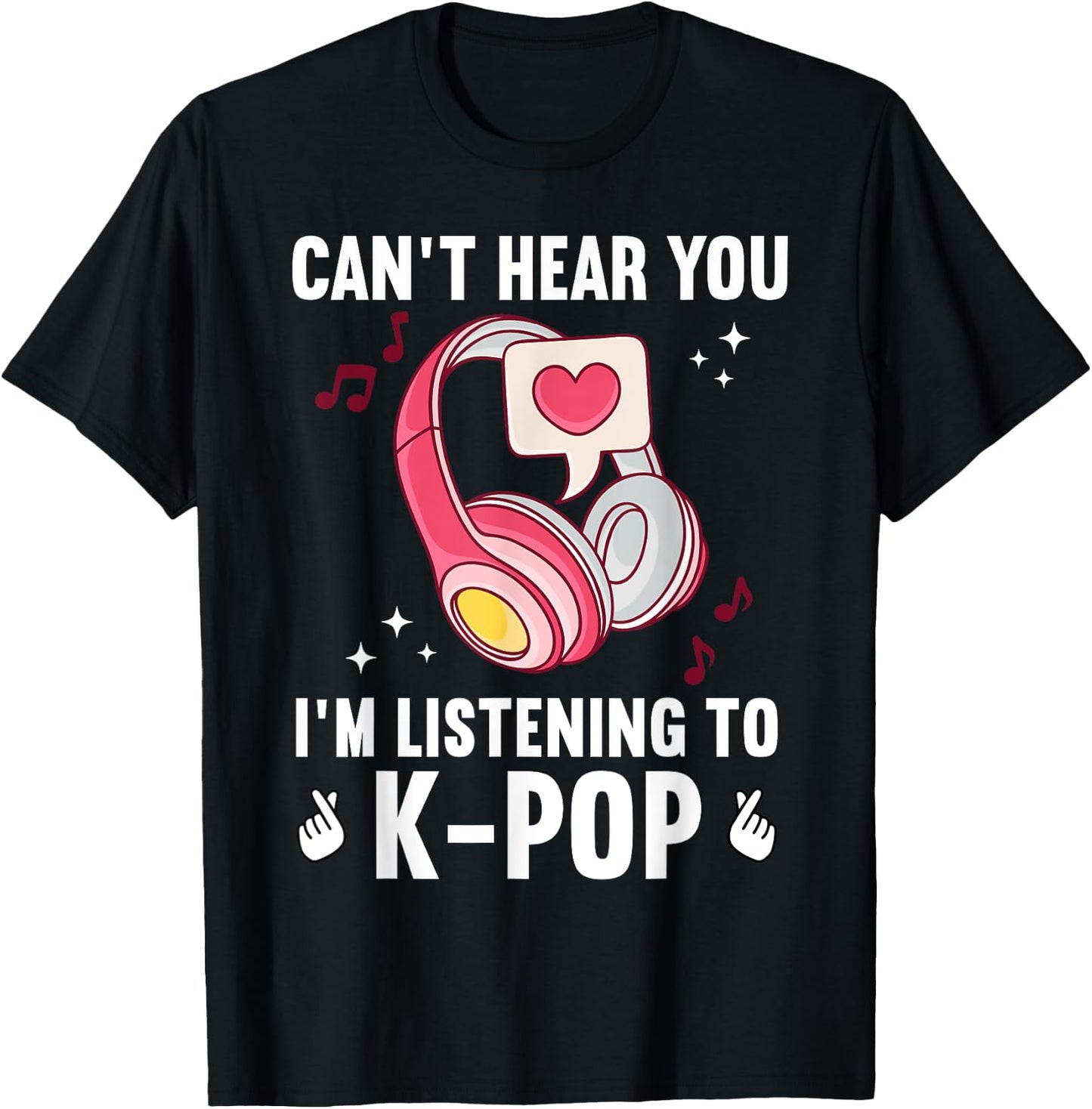Cool Kpop Art For Teen Girls Women Korean Band Lover K-pop T-Shirt - T-Shirt | Black