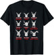 Funny Christmas Deer Bow Hunting Santa Men Women Hunter Gift T-Shirt - T-Shirt | Black