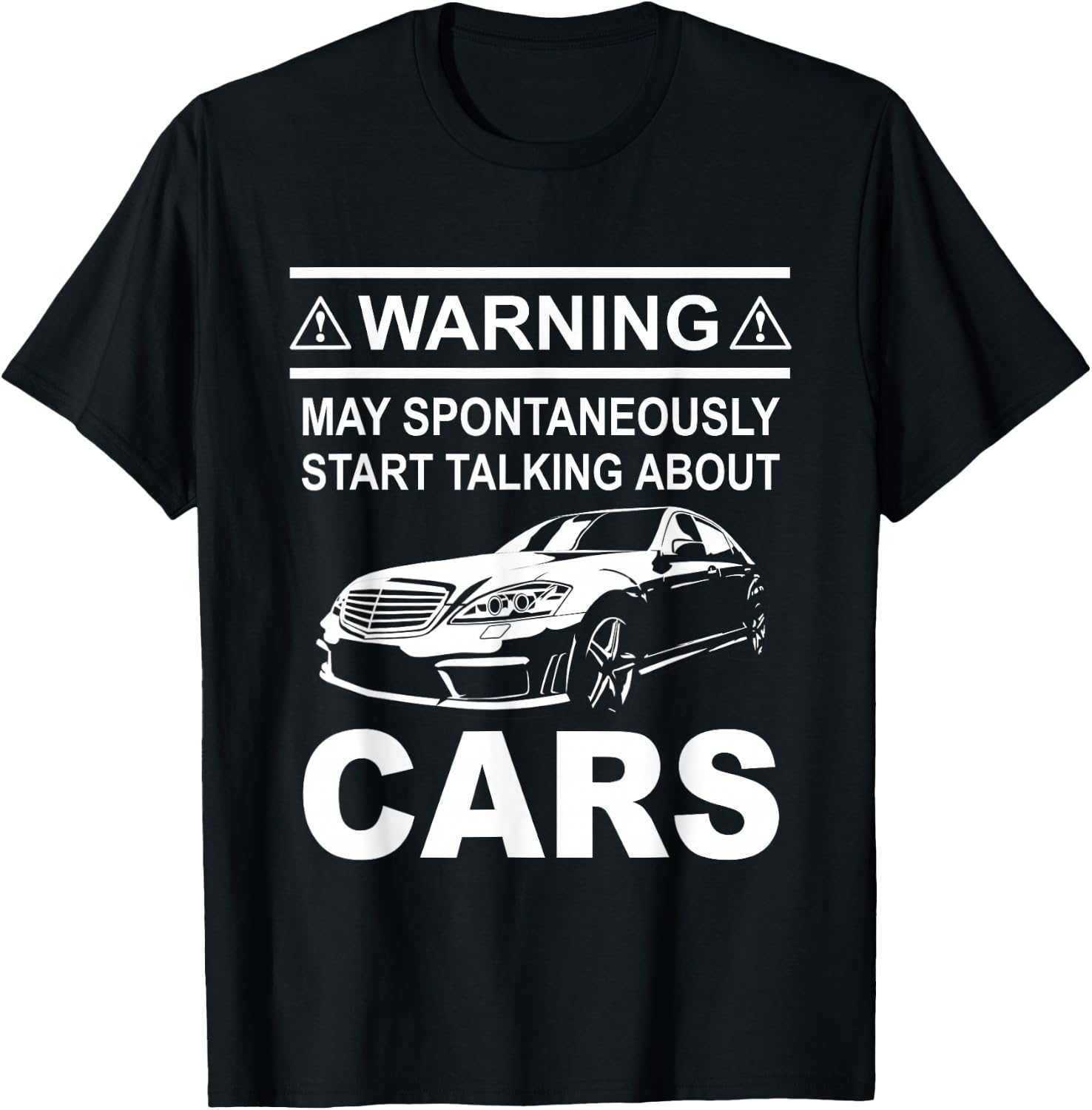 Funny Car Cars Engineer Mechanic Lovers-Gift Men Boys Teens T-Shirt - T-Shirt | Black