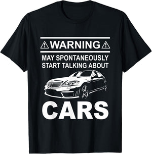 Funny Car Cars Engineer Mechanic Lovers-Gift Men Boys Teens T-Shirt - T-Shirt | Black
