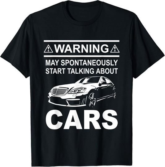 Funny Car Cars Engineer Mechanic Lovers-Gift Men Boys Teens T-Shirt - T-Shirt | Black
