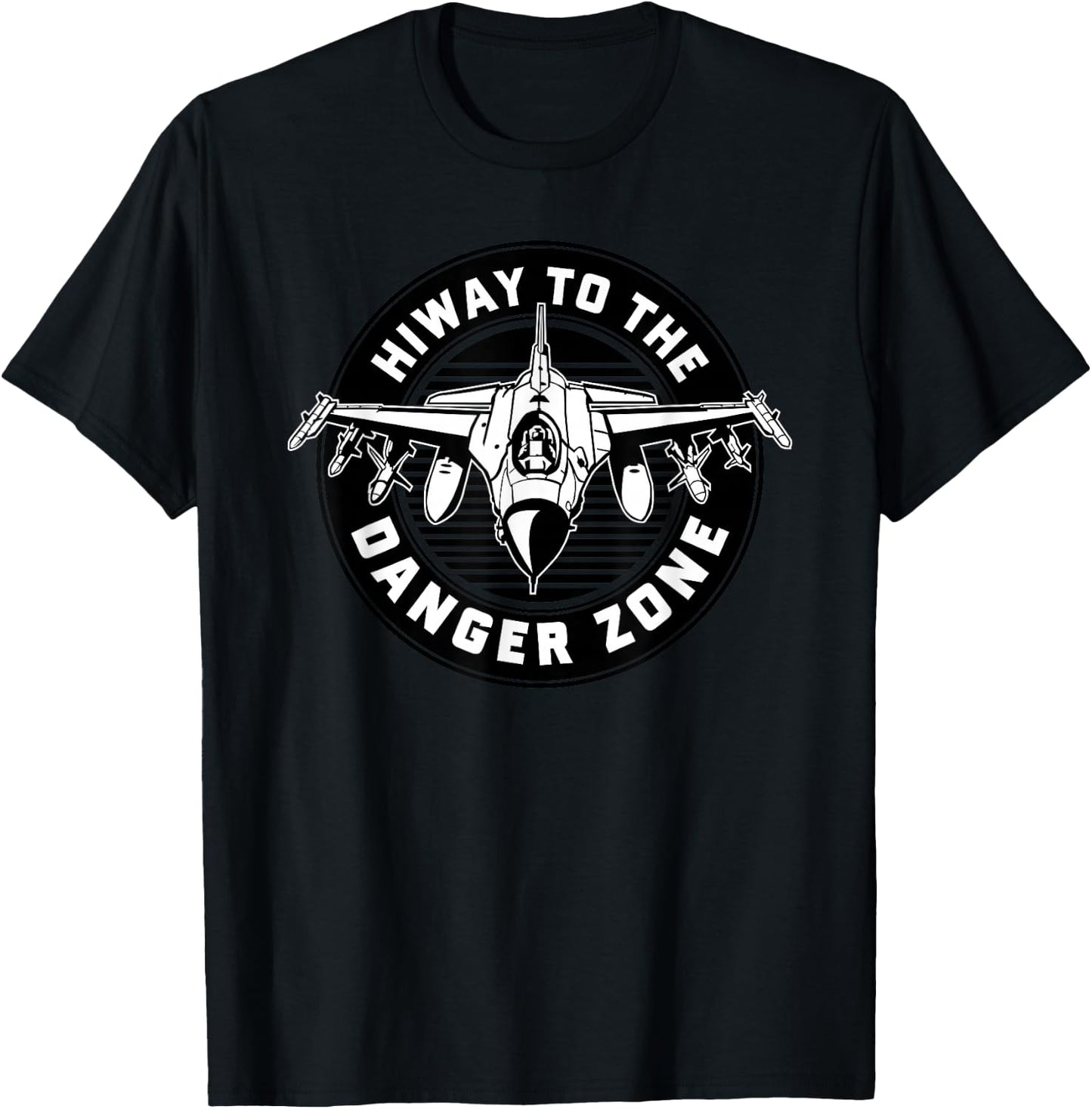 Hiway To The Danger Zone Military T-Shirt - T-Shirt | Black