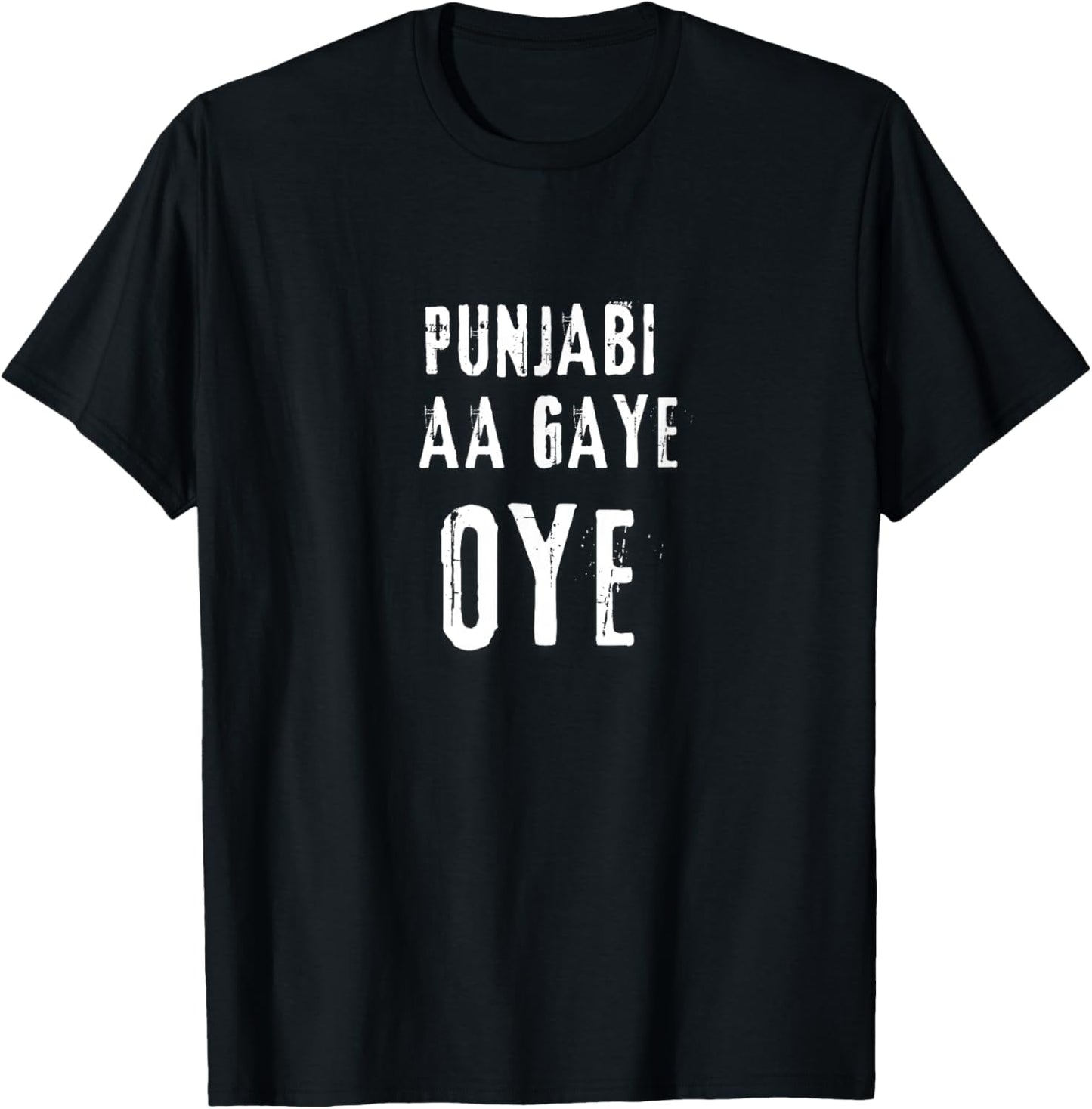 Punjabi Aa Gaye Oye Tonight Diljit Dosanjh T-Shirt - T-Shirt | Black