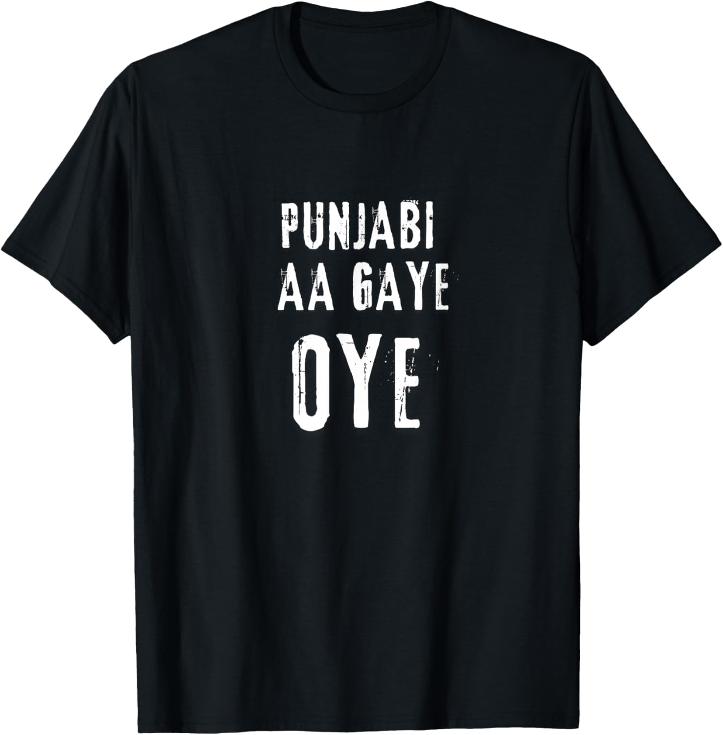 Punjabi Aa Gaye Oye Tonight Diljit Dosanjh T-Shirt - T-Shirt | Black