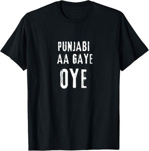 Punjabi Aa Gaye Oye Tonight Diljit Dosanjh T-Shirt - T-Shirt | Black