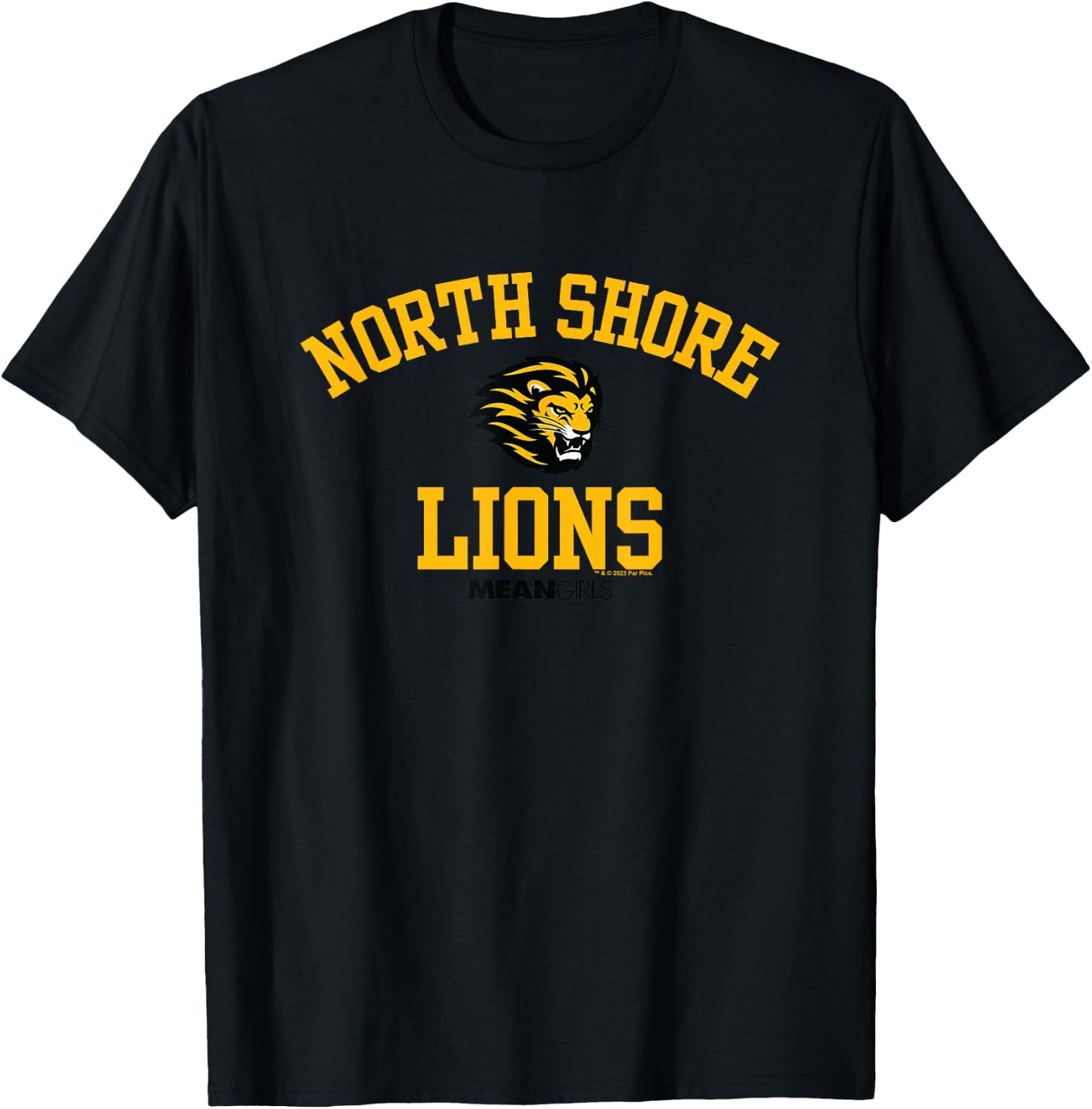 Mean Girls North Shore Lions T-Shirt - T-Shirt | Black
