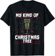 My Kind Of Christmas Tree Drag Racing Funny Xmas Racer T-Shirt - T-Shirt | Black