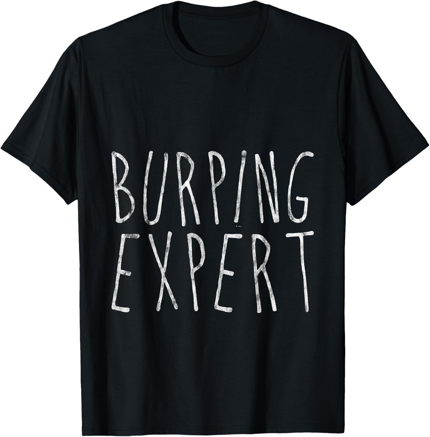 Burping Expert Funny Burping Champion T-Shirt - T-Shirt | Black