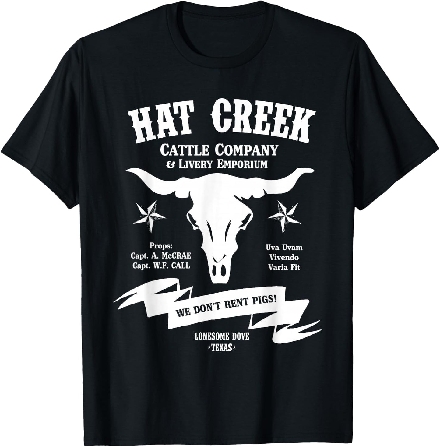 Hat Creek Cattle Co. T-Shirt - T-Shirt | Black