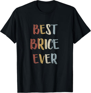 Best Brice Ever Retro Vintage First Name Gift T-Shirt - T-Shirt | Black