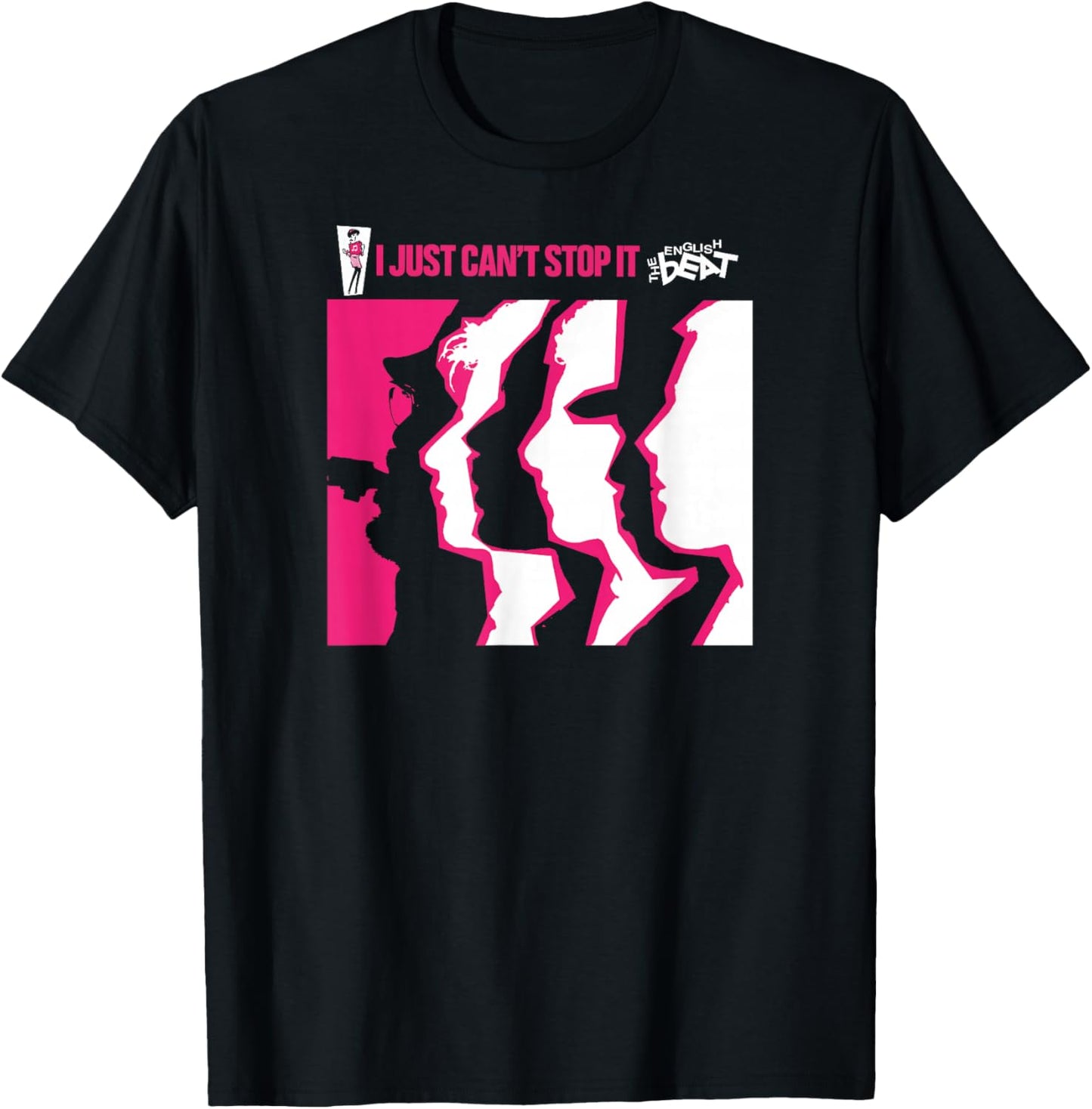 The English Beat I Just Cant Stop It Faces T-Shirt - T-Shirt | Black
