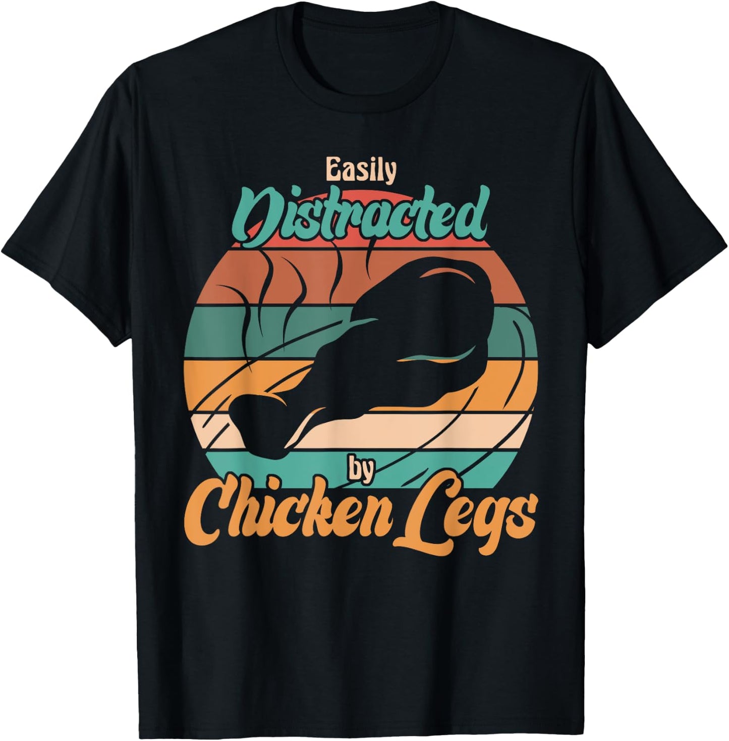 Chicken Legs T-Shirt - T-Shirt | Black