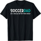 Soccer Dad Like a Regular But Cooler Vintage Father's Day T-Shirt - T-Shirt | Black