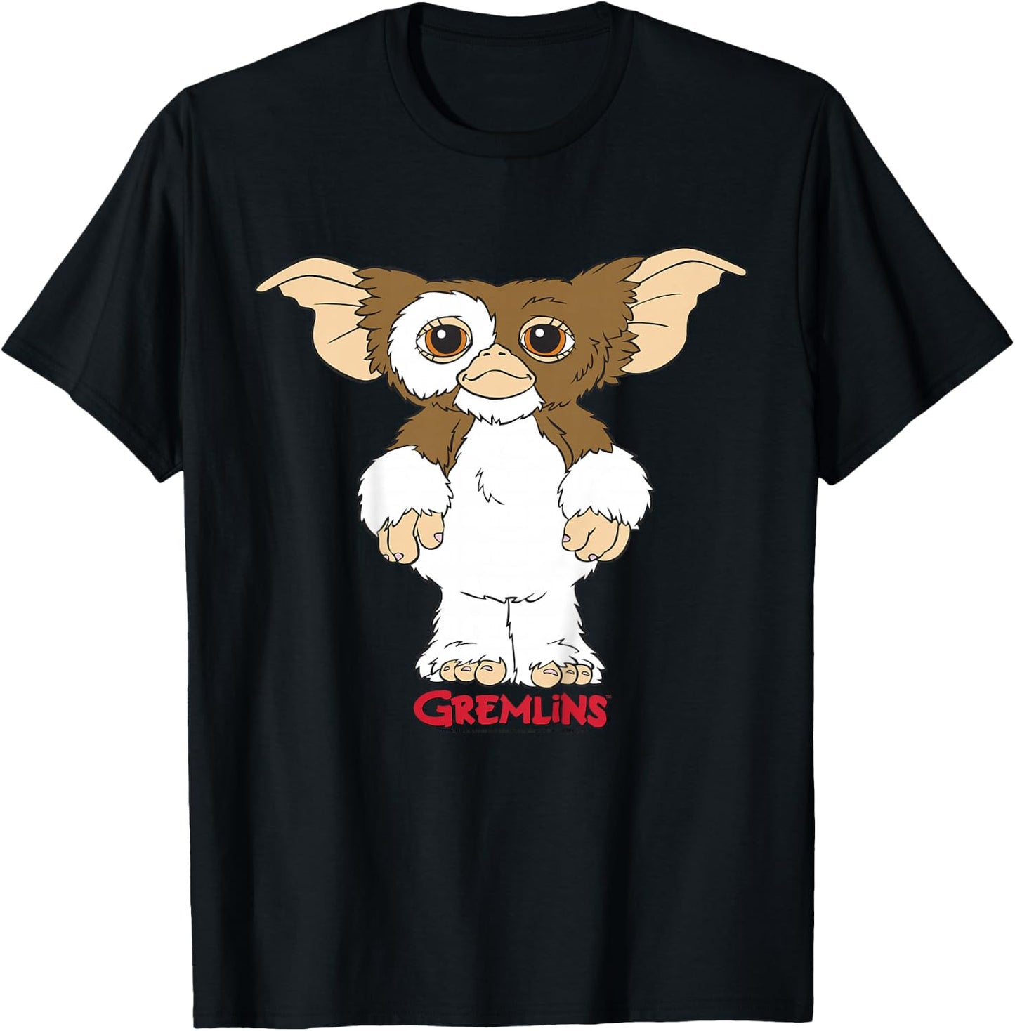 Kids Gremlins Gizmo Simple Portrait T-Shirt - T-Shirt | Black